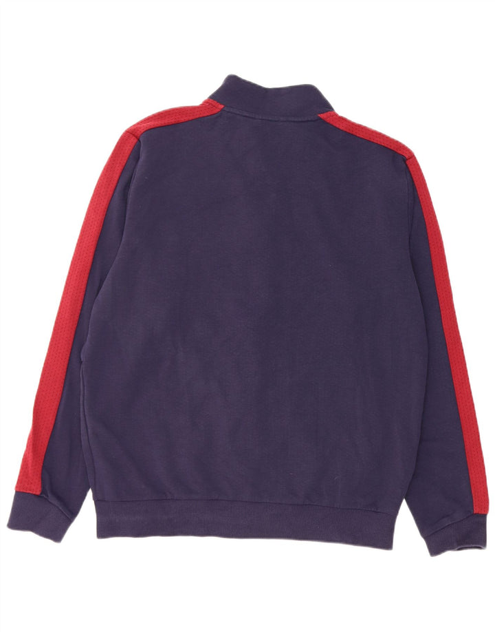 Puma Veste de Survêtement Homme Bleu Marine Moyen Colorblock Cotton