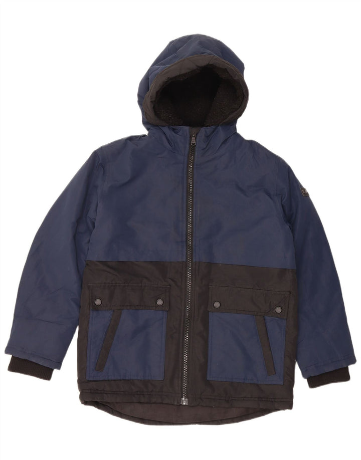 MICHAEL KORS Veste coupe-vent pour garçon 10-11 ans Bleu marine Colourblock