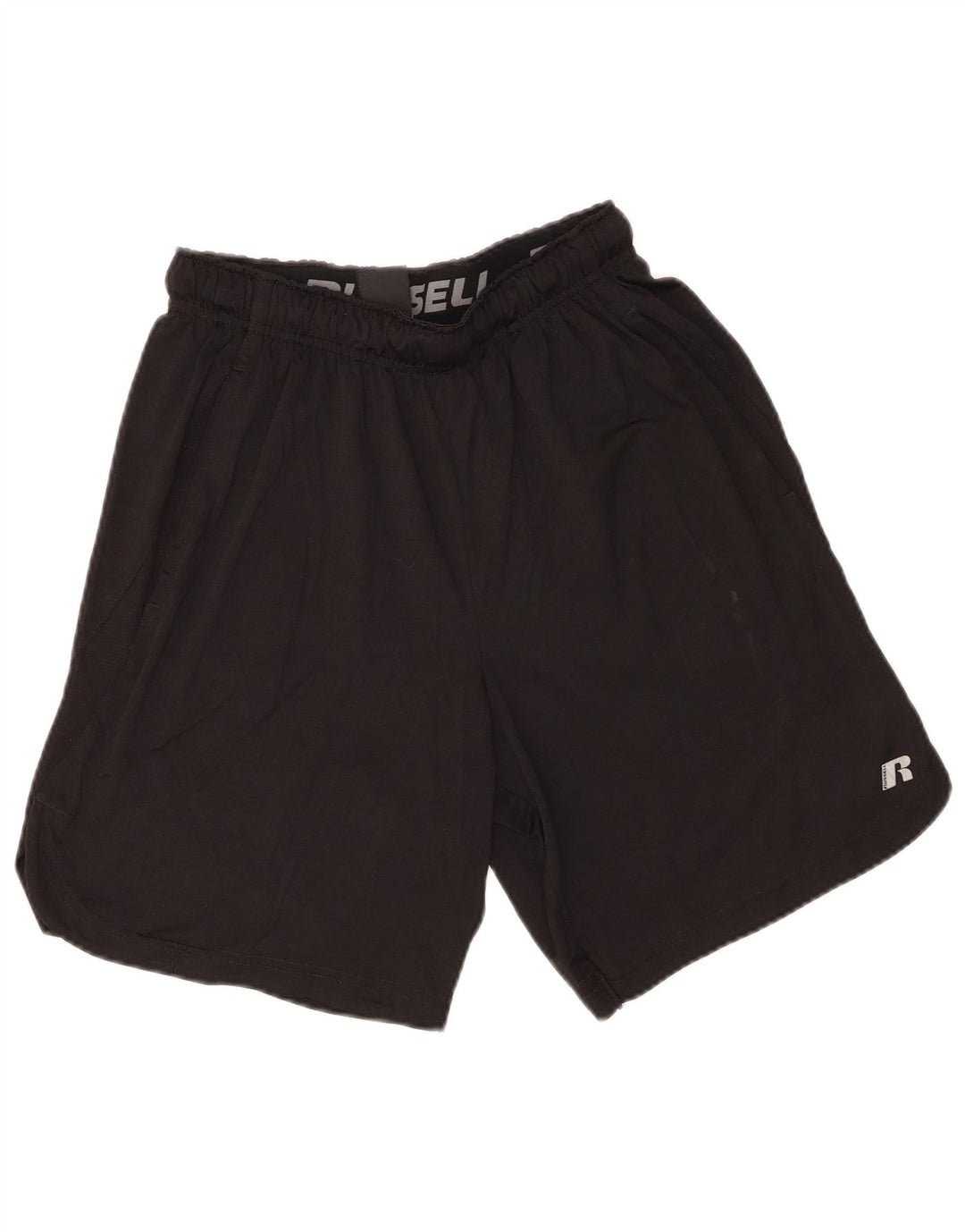 Russell Athletic Short de sport pour homme Petit noir Polyester