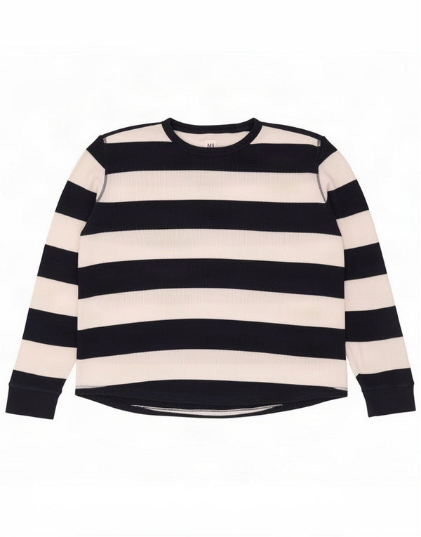 Gap Haut Homme Manches Longues Grand Bleu Marine Rayé Coton