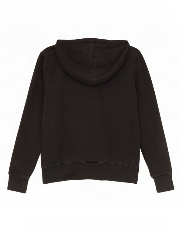Fila Pull à capuche surdimensionné graphique pour femme UK 10 Small Noir Coton