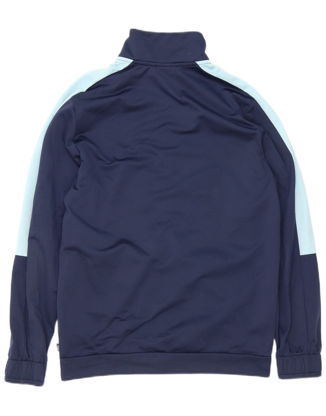 Puma Veste de survêtement pour homme Taille S Bleu marine Colorblock Polyester