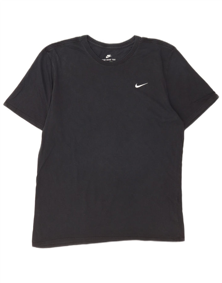 Nike T-shirt coupe athlétique pour homme, grand, noir