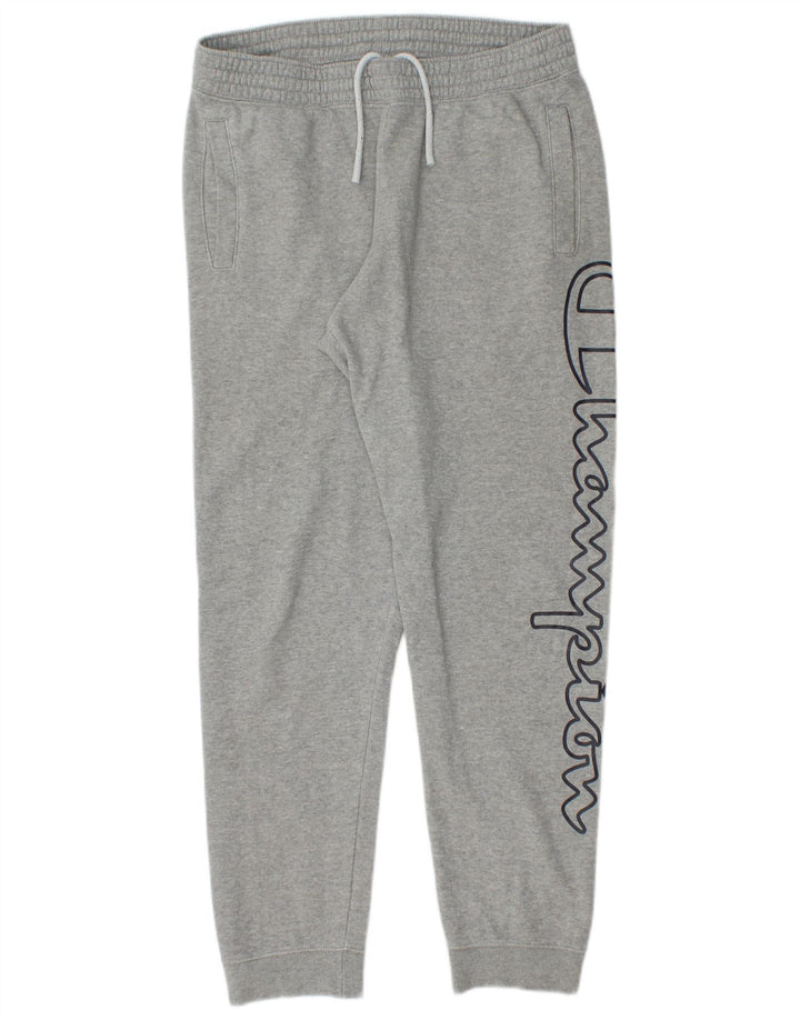 Champion Pantalon de survêtement graphique pour homme, petit, gris moucheté