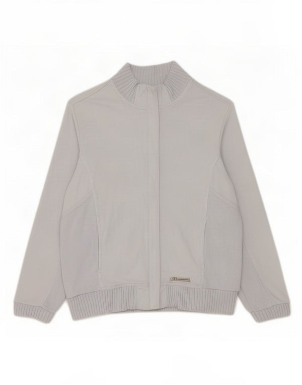 Champion Veste de survêtement Easy Fit pour femme UK 14 Bleu moyen Coton