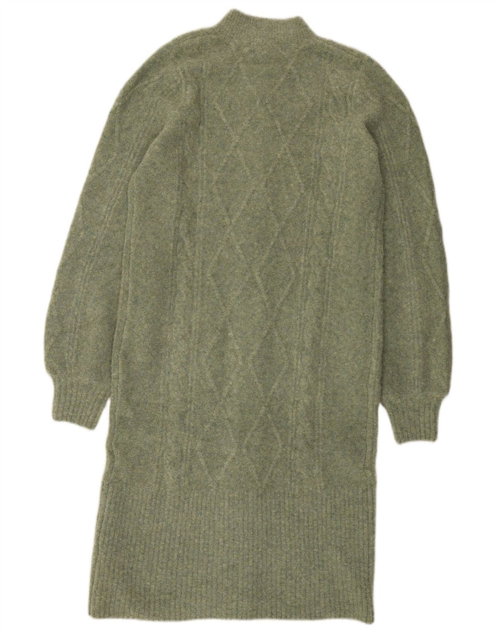 Marks & Spencer Pull cardigan long pour femme UK 10 Small Vert