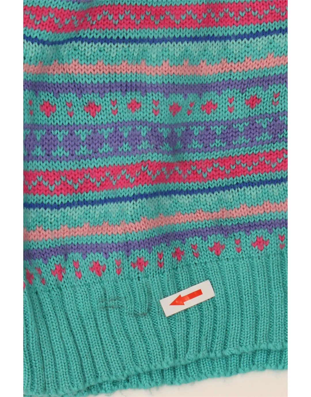 L.L.Bean Pull à col rond pour homme en laine Fair Isle multicolore