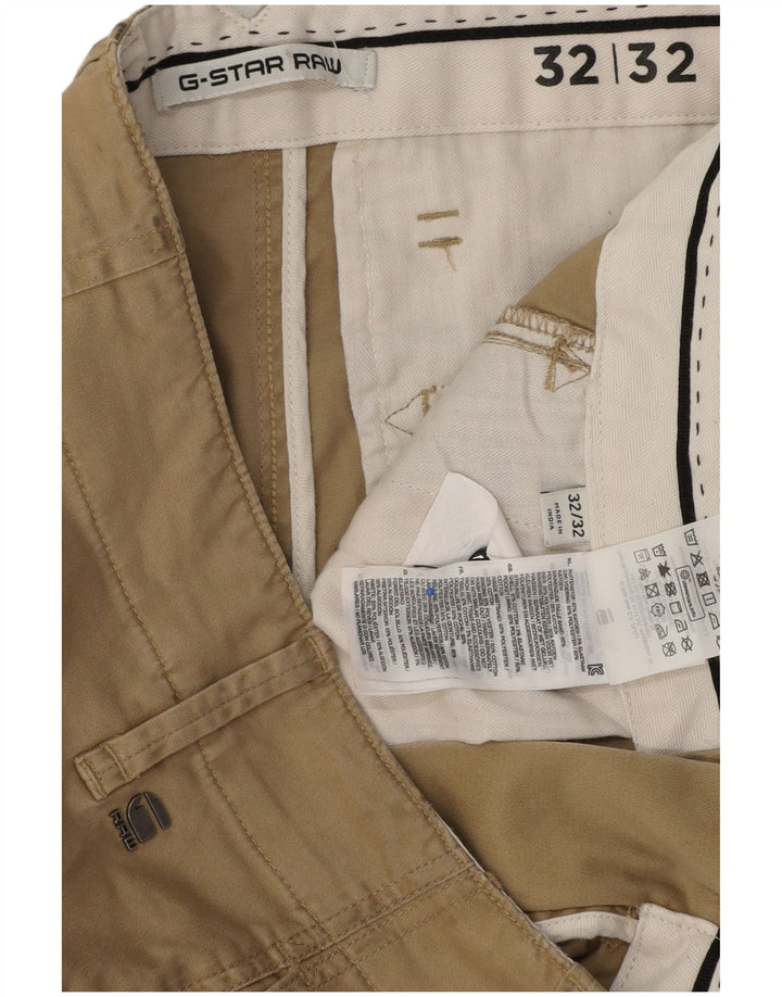 G-Star Pantalon Cargo Slim Homme W32 L32 Coton Beige