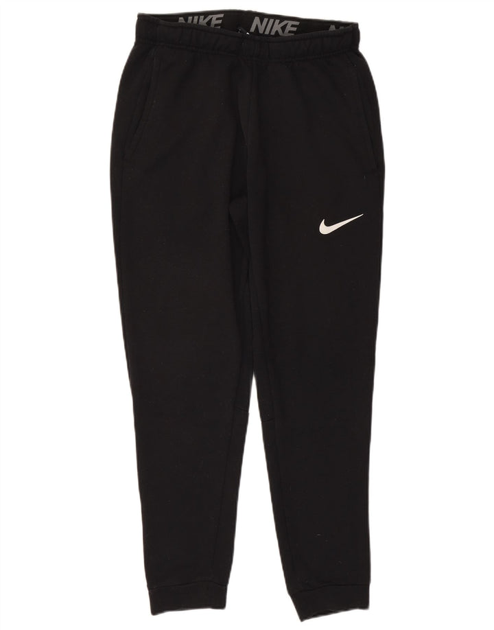 NIKE Pantalon de survêtement Dri Fit pour homme, petit, noir, polyester