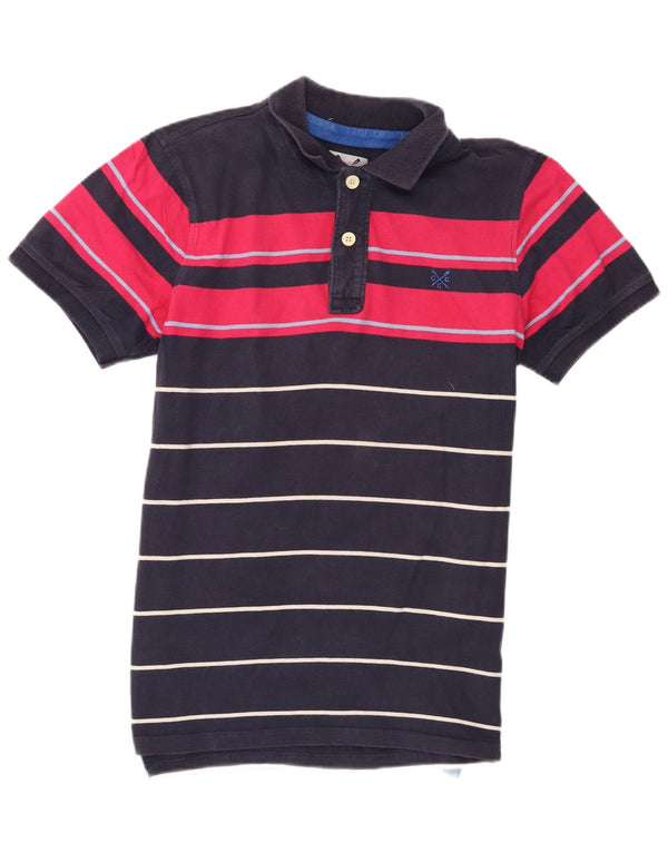 Crew Clothing Polo Homme Bleu Marine Moyen Colorblock Coton