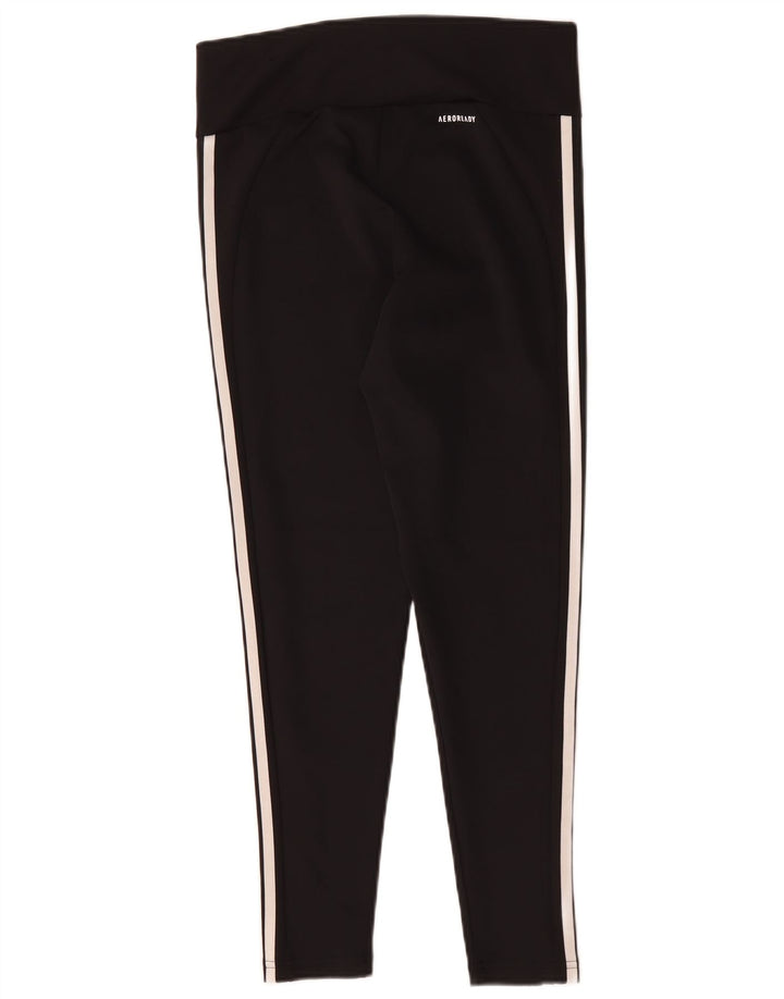 Adidas Femmes Aeroready Leggings UK 12/14 Moyen Noir Polyester