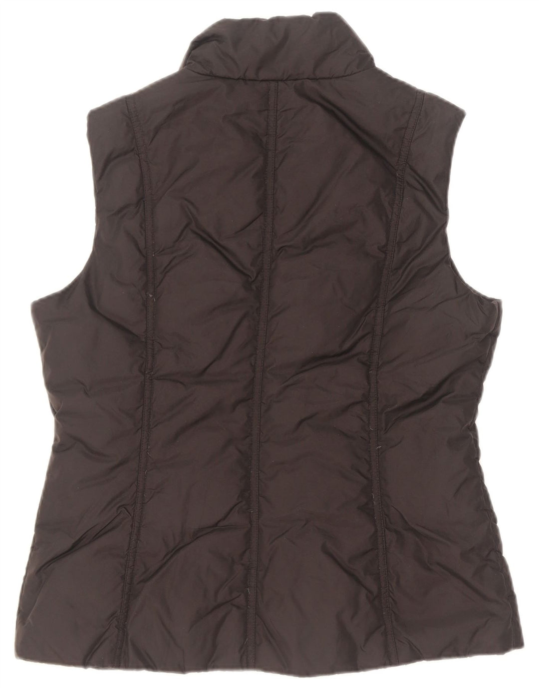 Benetton Gilet Rembourré Femme UK 14 Moyen Noir