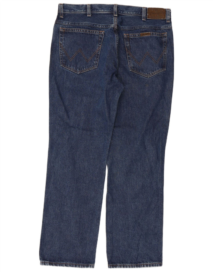 WRANGLER Jean droit coupe régulière homme W36 L30 bleu coton