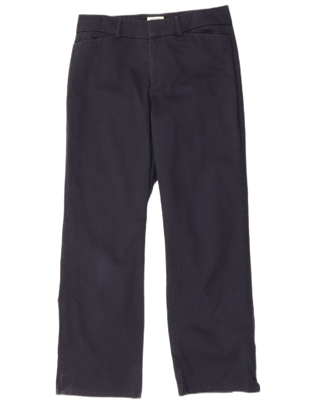 Dockers Pantalon décontracté pour femme US 6 Medium W30 L28 Bleu marine Coton