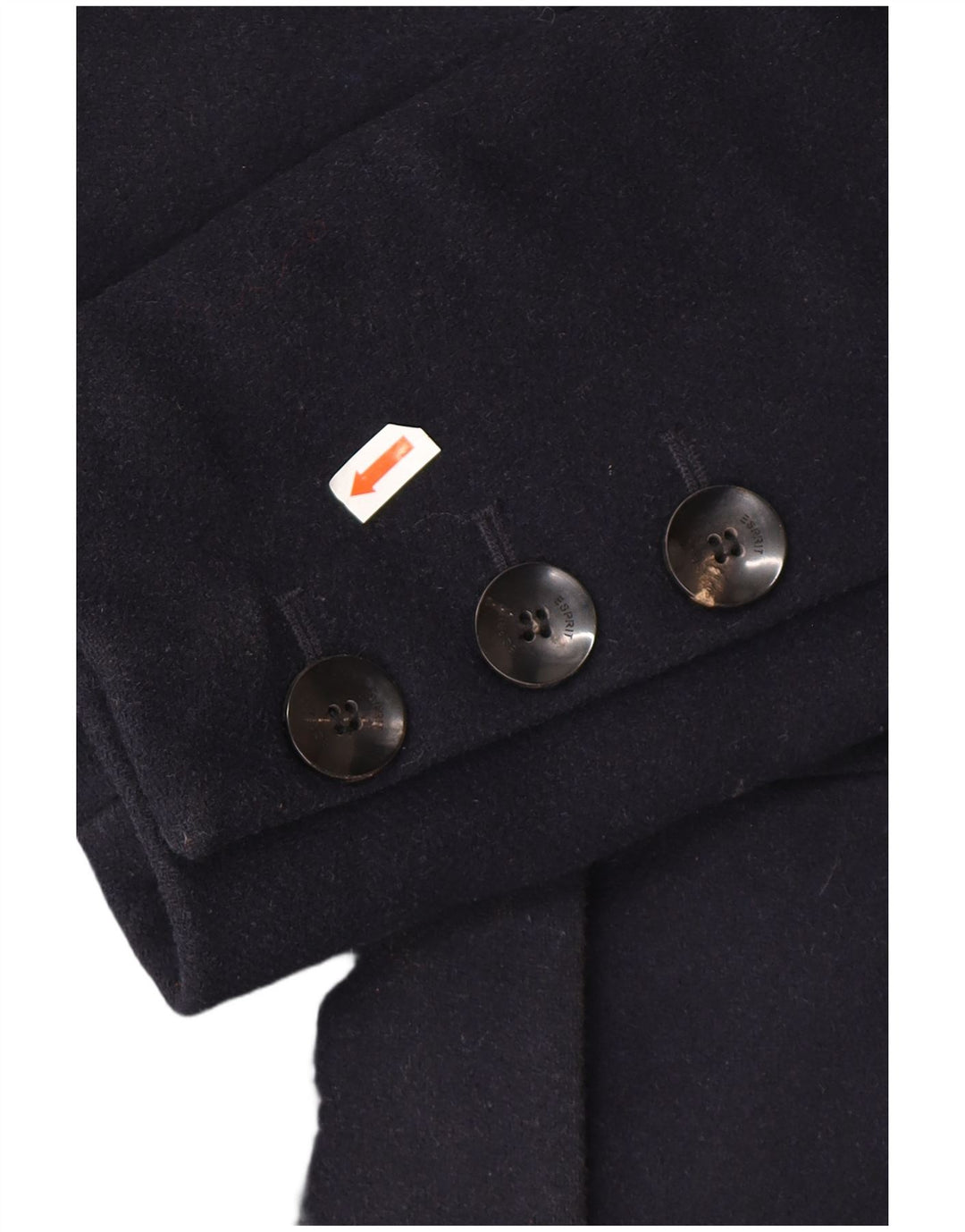 Esprit Manteau à capuche pour femme UK 16 Large Bleu Marine Polyester