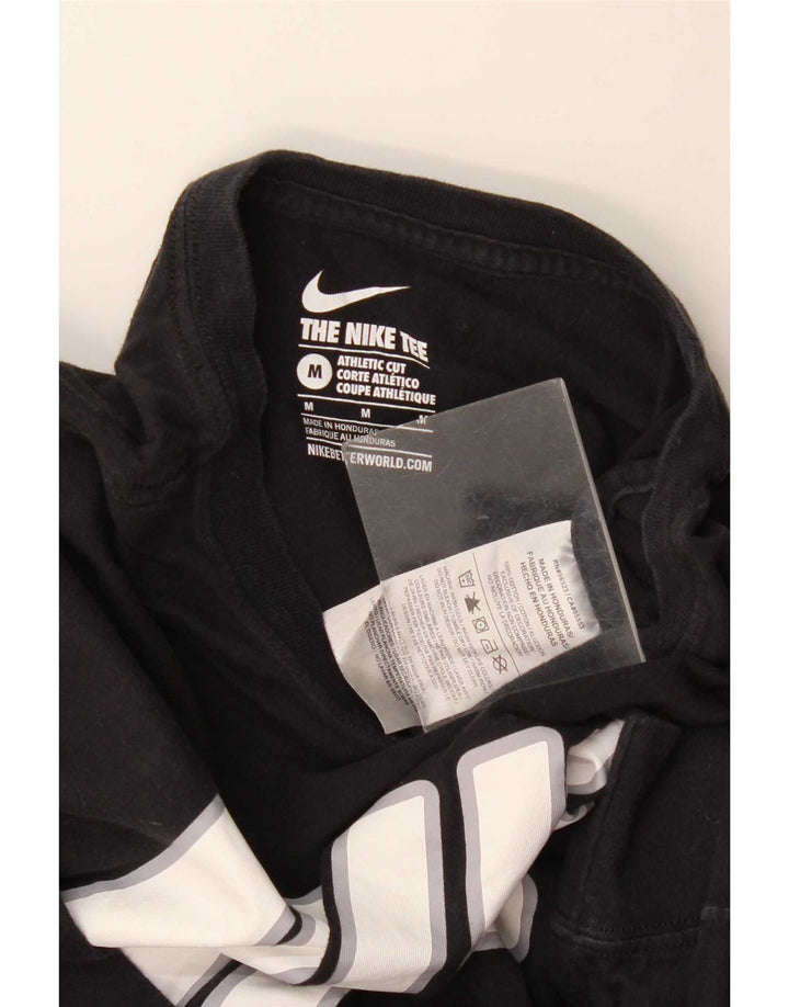 Nike Haut à manches longues avec coupe athlétique pour homme Noir moyen