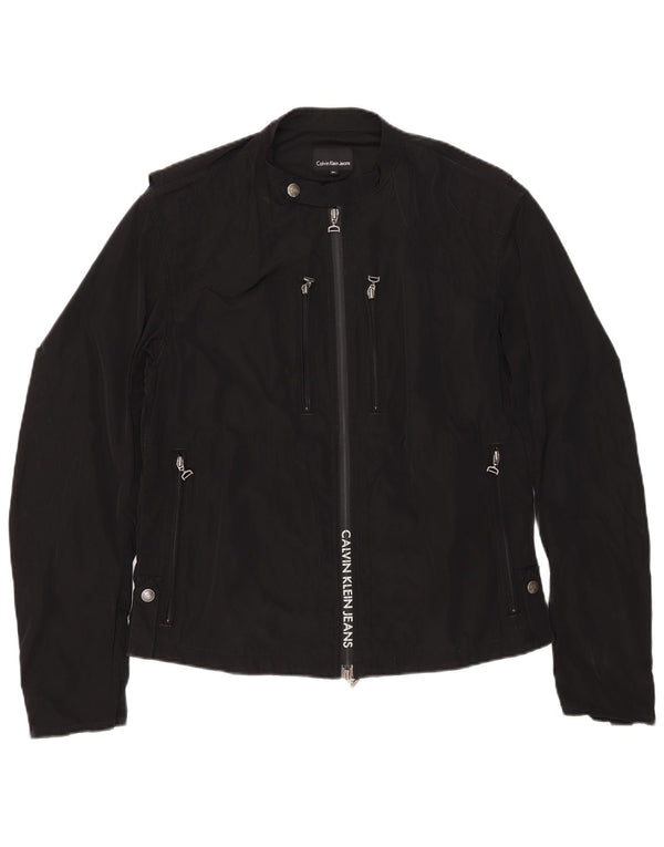 Calvin Klein Jeans Veste Graphic Racer pour homme UK 42 XL Noir