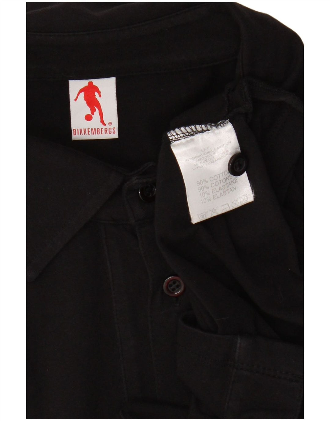 Bikkembergs Chemise Homme Large Noir Coton