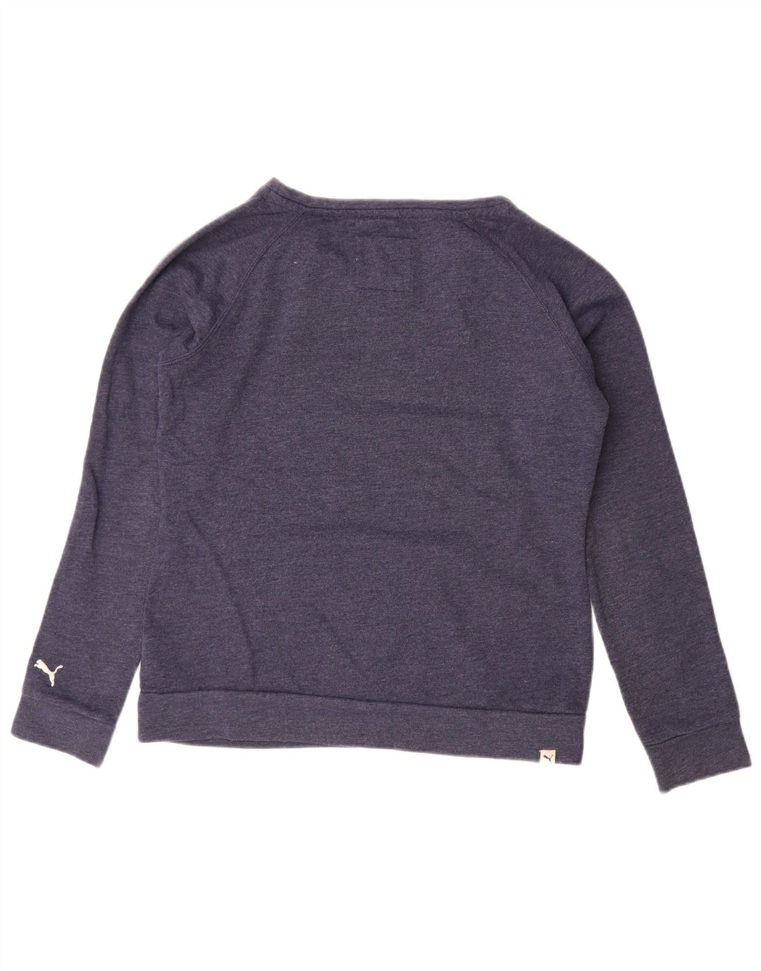 Puma Sweat-shirt graphique pour femme UK 14 Large Bleu marine