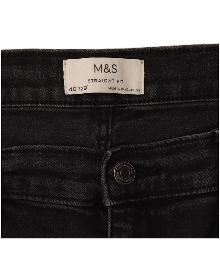 Marks & Spencer Jean droit homme W40 L29 gris coton