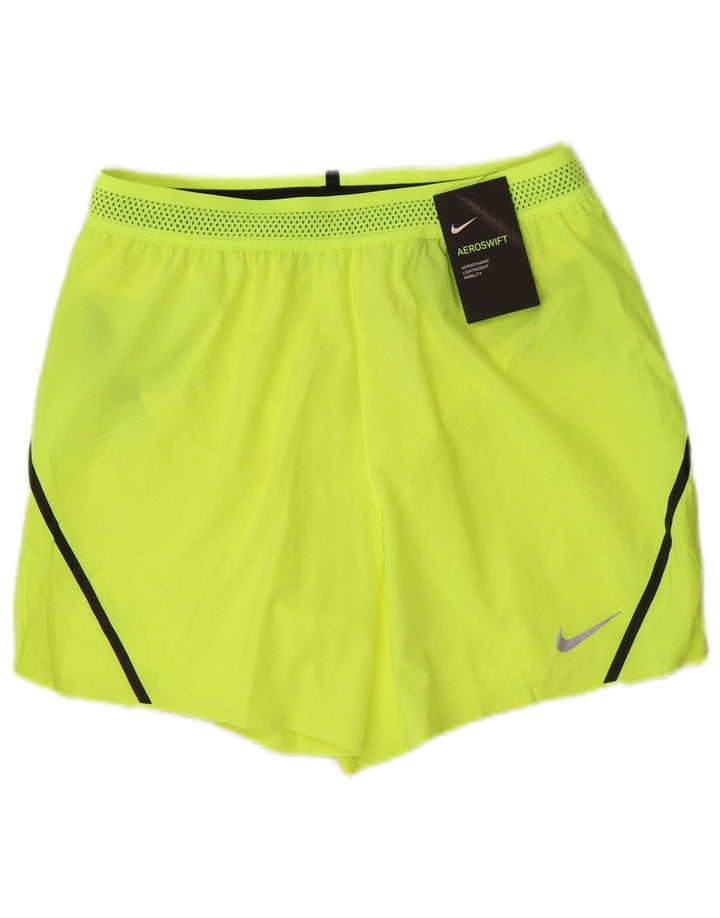 Nike Short de sport pour homme Jaune moyen Polyester