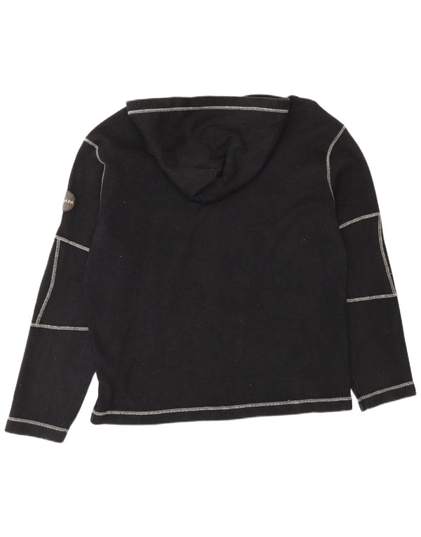 UMM Cardigan à capuche pour homme 2XL en coton noir