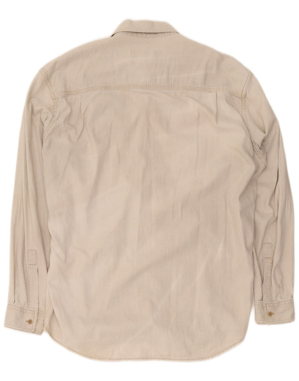 Marlboro Classics Chemise en Jean Homme Grand Coton Beige