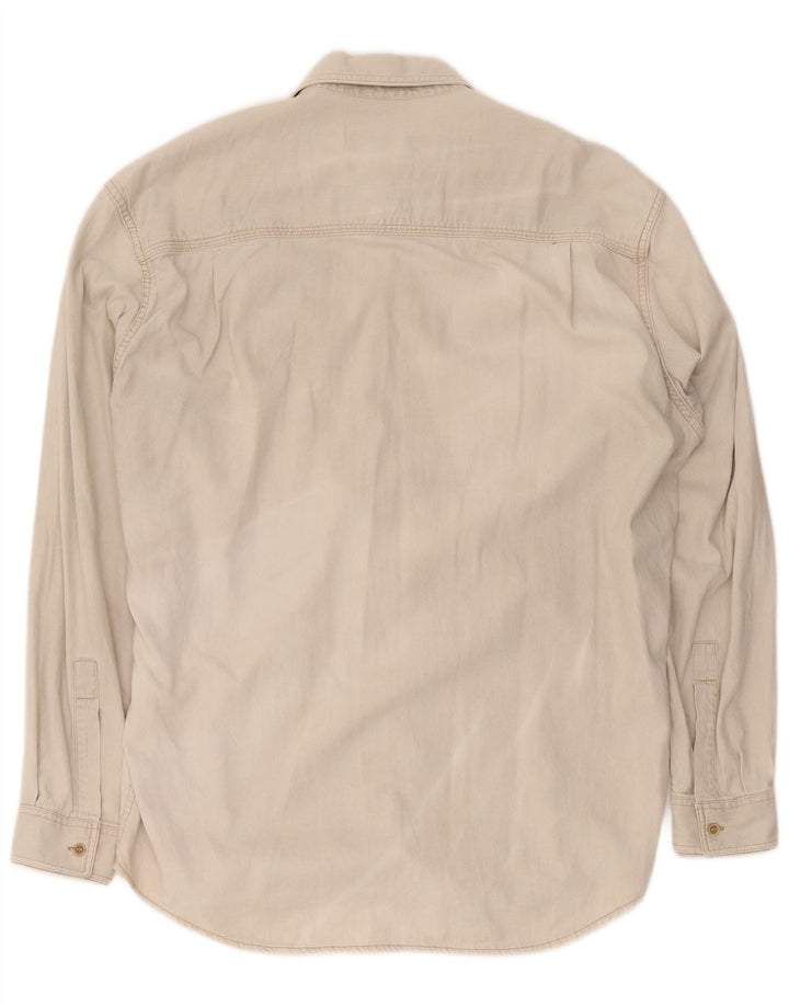 Marlboro Classics Chemise en Jean Homme Grand Coton Beige