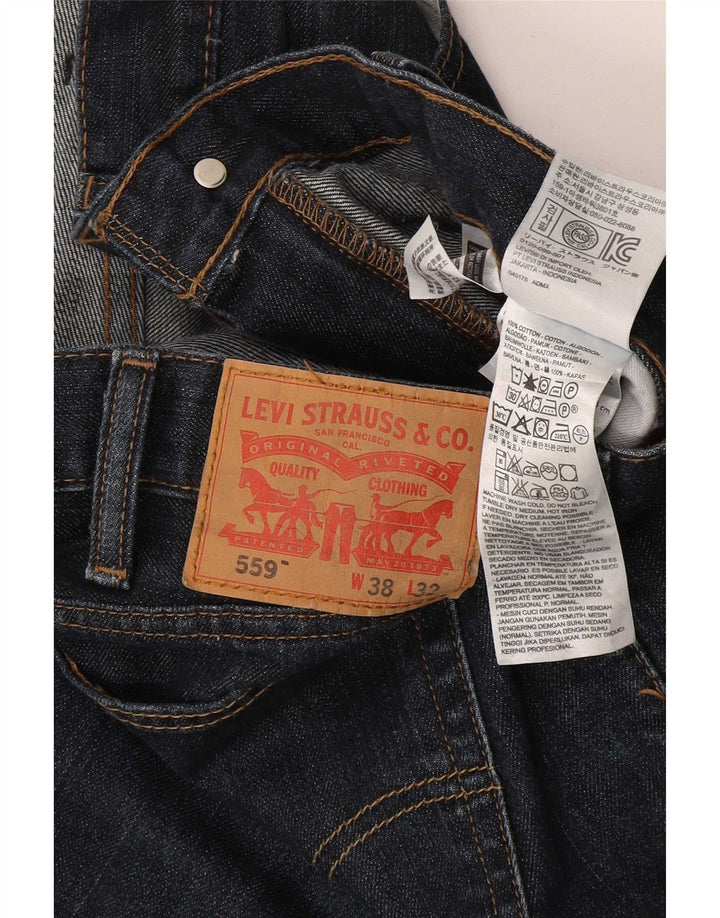 Levi's Jean Droit 559 Homme Bleu Marine W38 L32 Coton