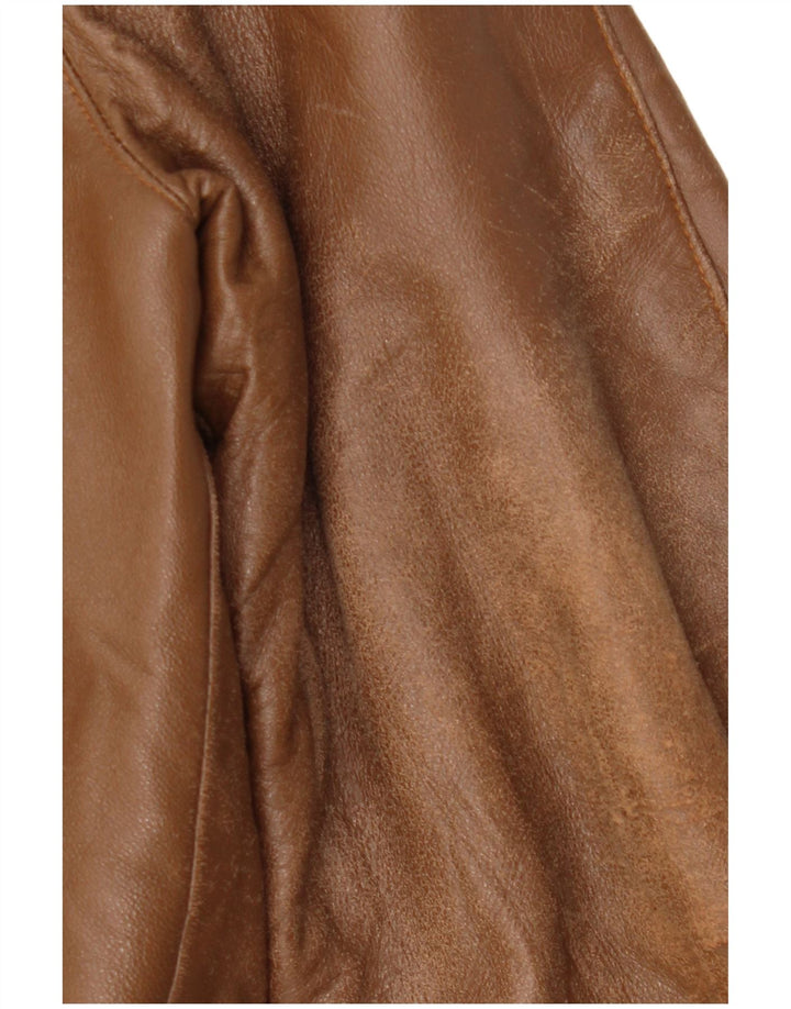 Veste en cuir femme VINTAGE IT 48 XL Cuir marron