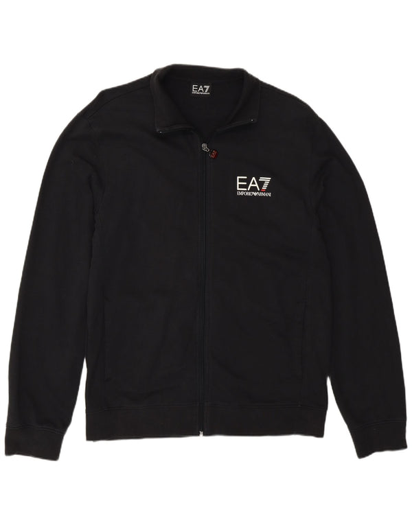Emporio Armani Hommes Graphique Survêtement Top Veste XL Noir Coton