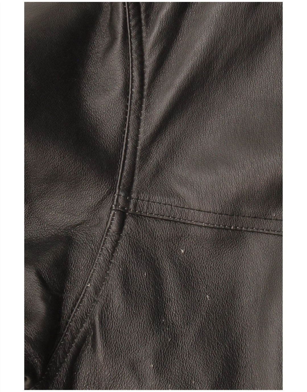 IN EXTENSO Mens Leather Jacket UK 38 Medium Black Leather