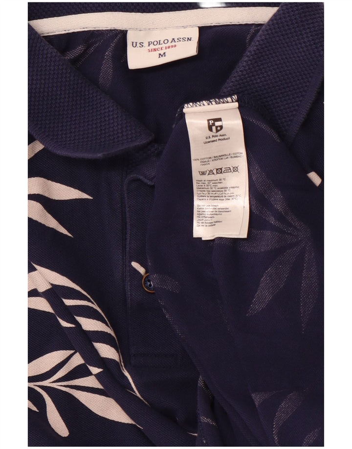 POLO AMÉRICAIN ASSN. Polo Homme Bleu Marine Moyen Coton Floral
