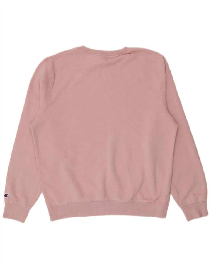 Champion Sweat-shirt graphique pour homme 2XL en coton rose