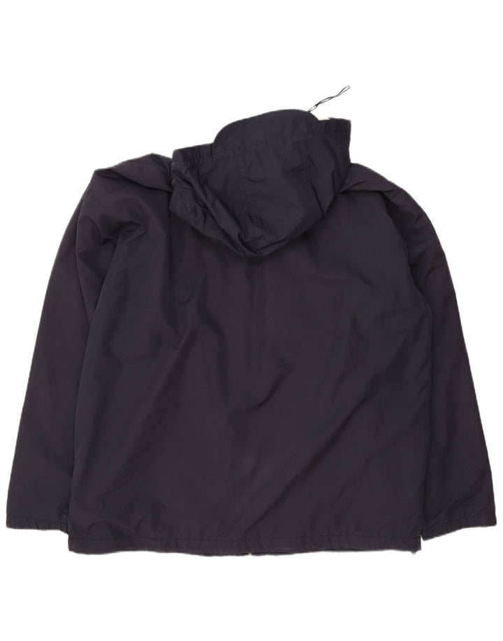 Kappa Veste réversible à capuche pour homme UK 40 Large Bleu marine