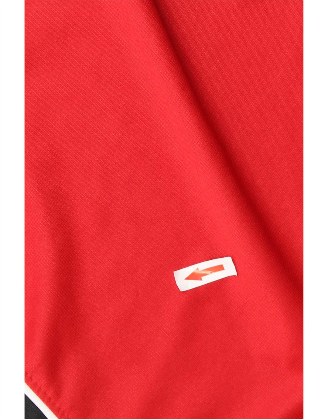 Nike Haut à manches longues pour homme UK 42/44 Large Rouge Colourblock Polyester