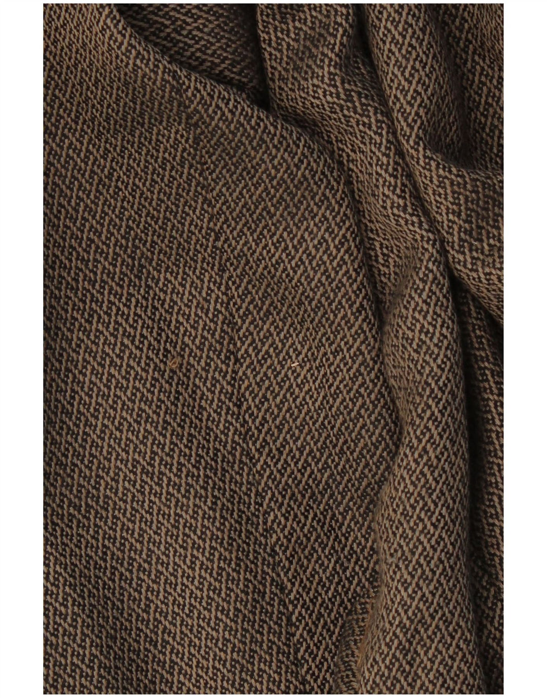 LUISA SPAGNOLI Veste Blazer 1 Bouton Femme IT 46 Grand Marron Géométrique