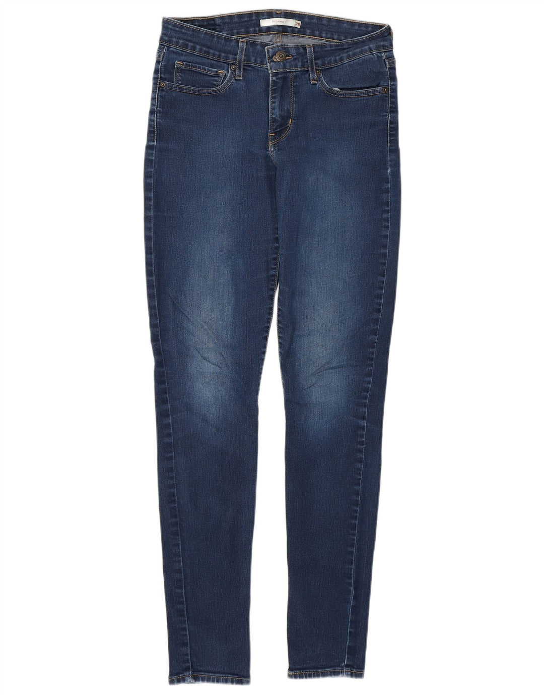 LEVI'S Jean Skinny 711 Femme W28 L32 Bleu Coton