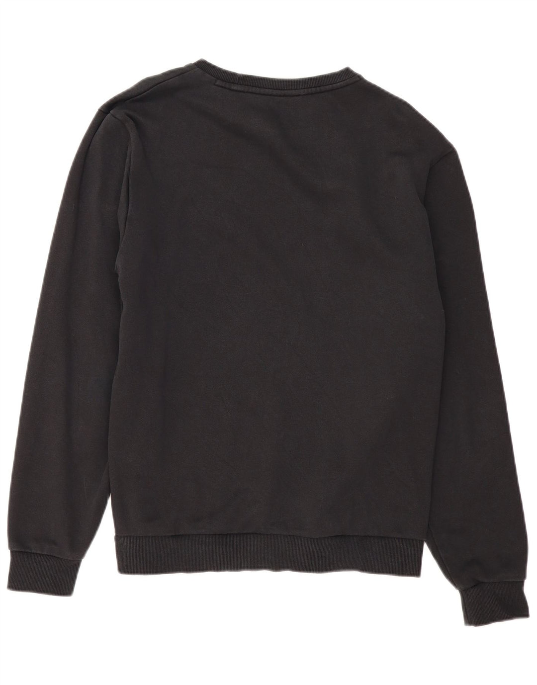 Puma Sweat-shirt graphique pour homme en coton noir Taille L