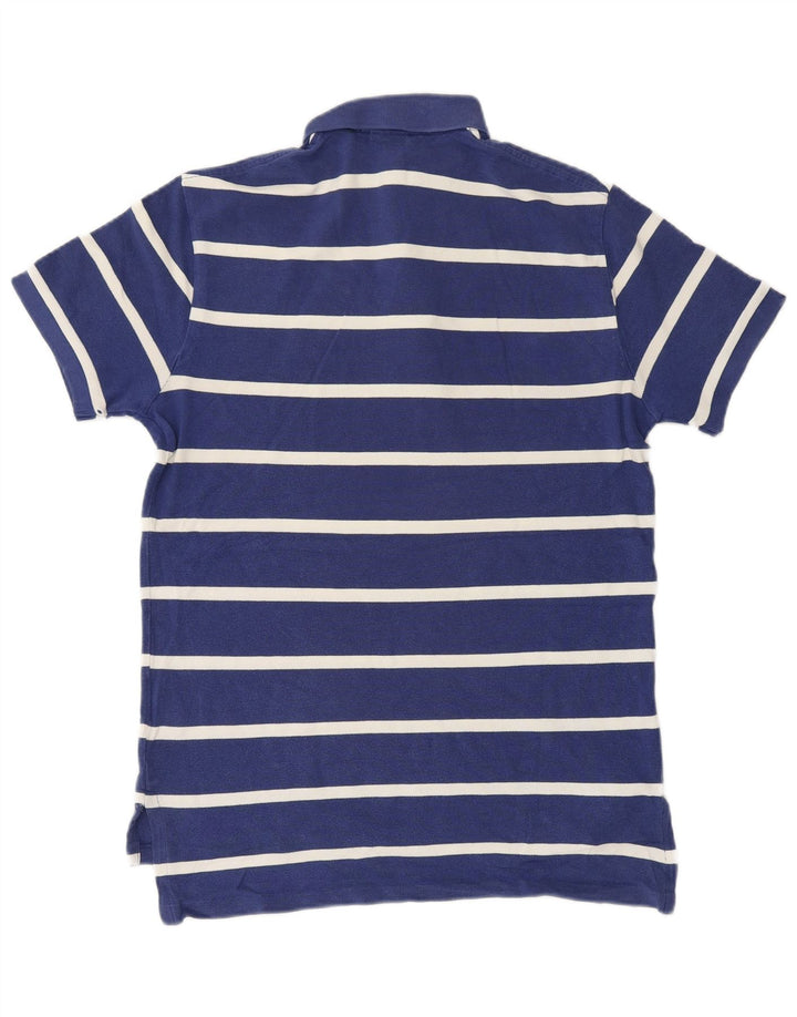 POLO RALPH LAUREN Polo Homme Petit Bleu Marine Rayé Coton