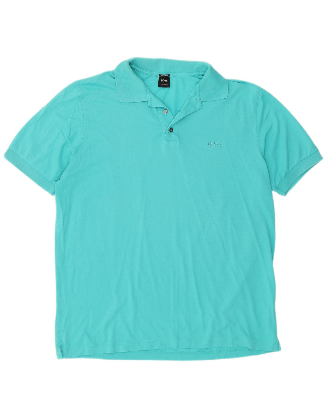 Hugo Boss Polo Regular Fit XL Bleu Coton