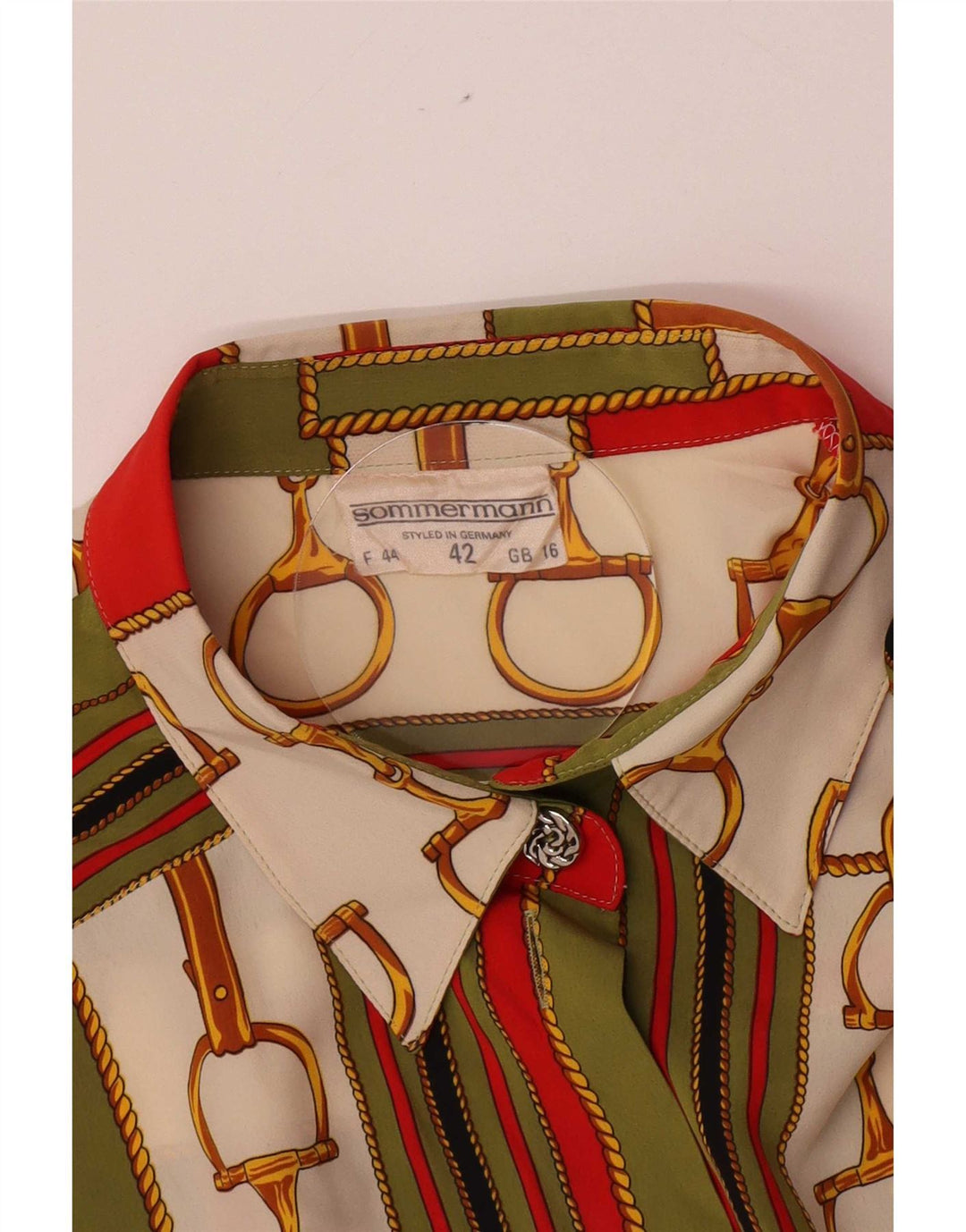 Sommermann Chemisier à motif abstrait pour femme UK 16 Large Multicolore