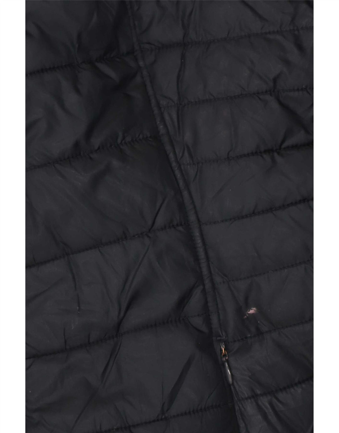 Joules Manteau matelassé à capuche pour femme UK 16 Large Bleu Marine Polyester