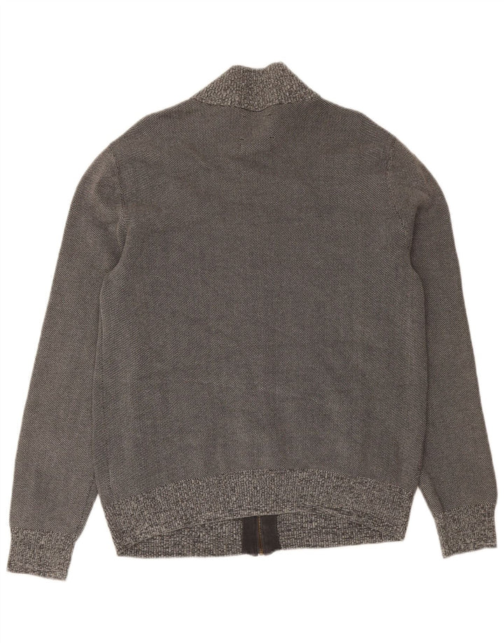 White Stuff Cardigan Pull Homme Gris Moyen Coton