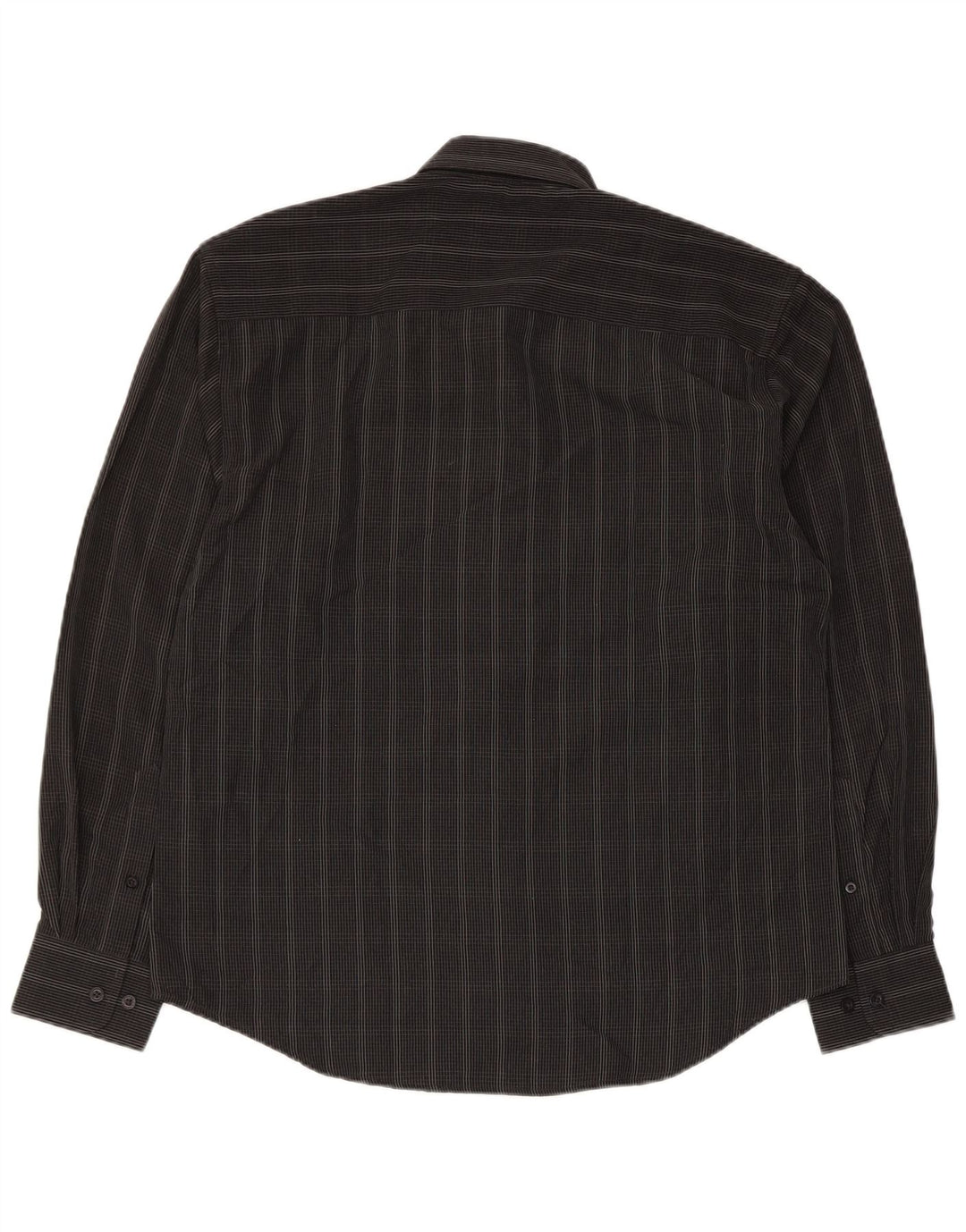 Pierre Cardin Chemise Homme Moyen Carreaux Noir Polyester