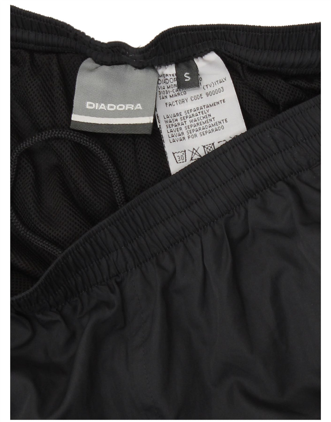 Diadora Pantalon de survêtement pour femme UK 10 Small Gris Colorblock Polyester