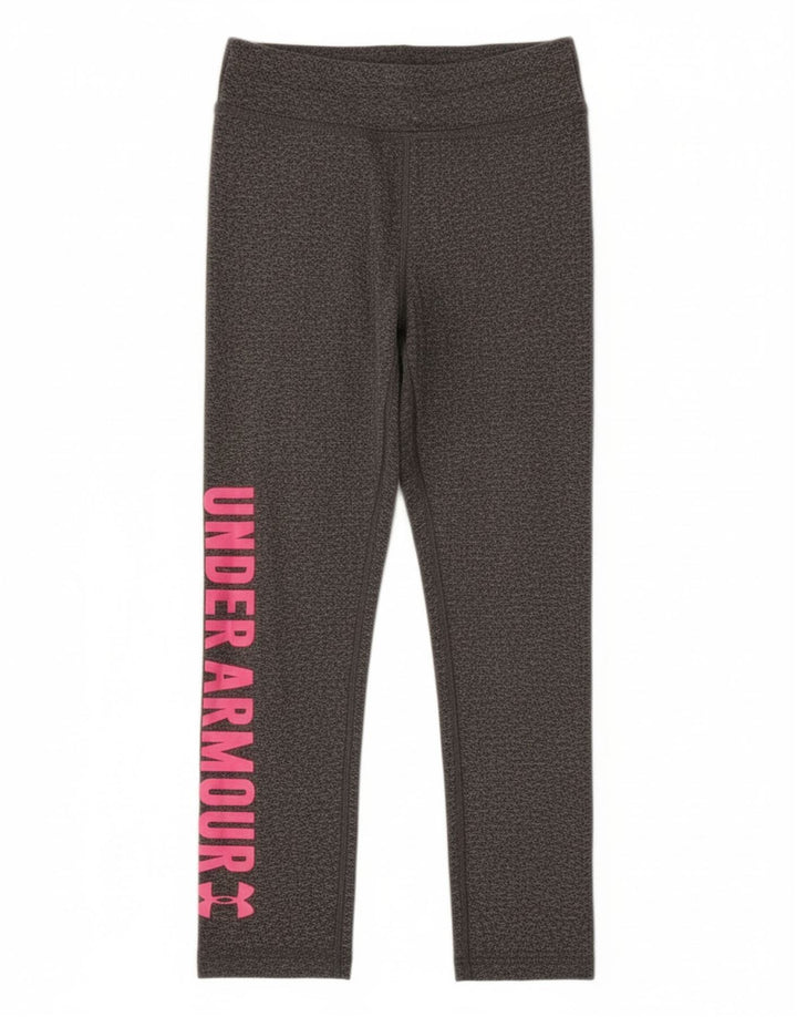 Under Armour Legging Graphique Fille 4-5 Ans Gris Moucheté