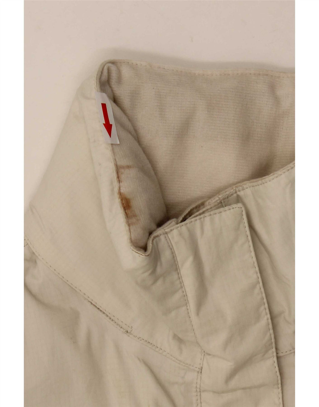 The North Face Veste de pluie à capuche pour femme UK 14 Medium White Nylon