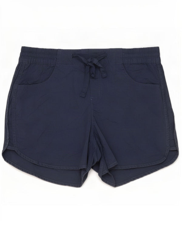 Eddie Bauer Short décontracté pour femme US 8 Medium W32 Bleu marine en coton