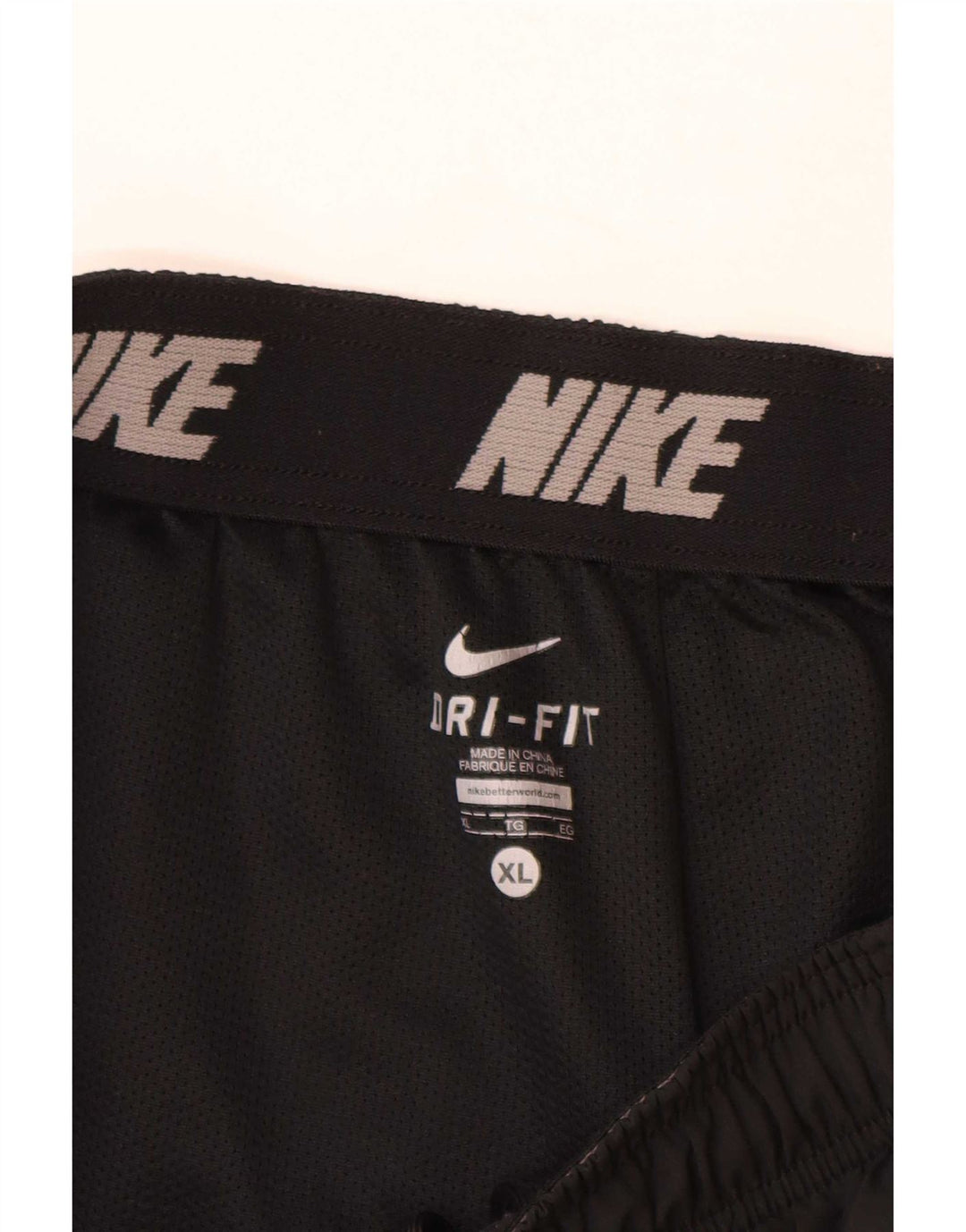 Nike Short de sport Dri Fit pour homme XL Noir Polyester